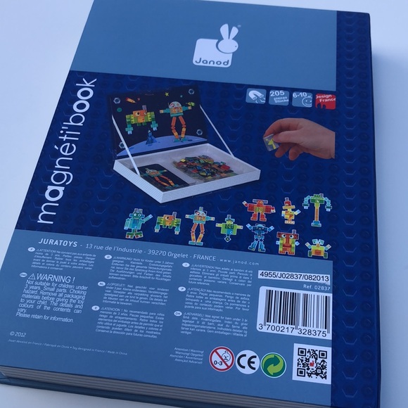Janod Magnetic Book ROBOTS - Picture 7 of 8